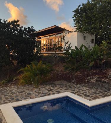 Private studio with stunning ocean views at Villa Tranquila