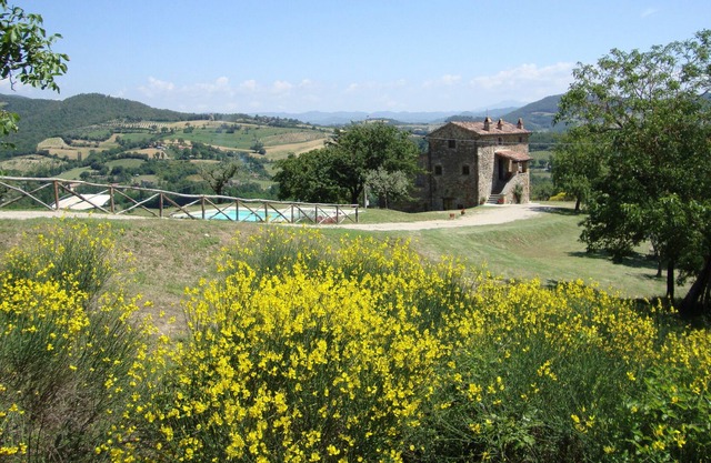 Ferme toscane privée avec vue à 360 degrés