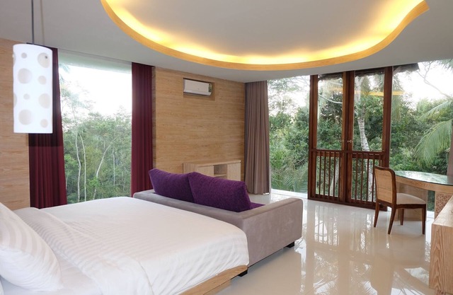 Villa à Ubud avec deux chambres et vue sur les rizières