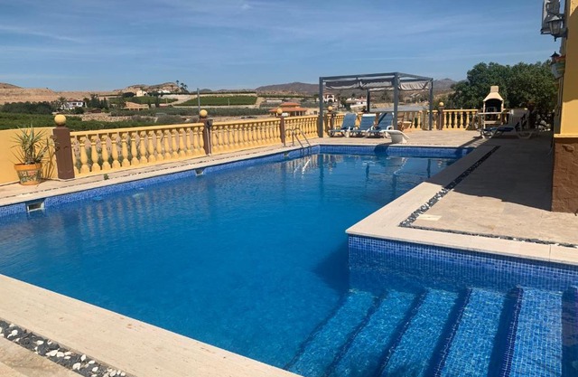 Private villa large pool elevated quiet secluded location, near Mojacar