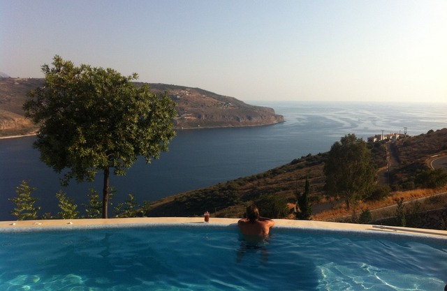 Villa privée avec piscine et vue panoramique à Itilo, Mani