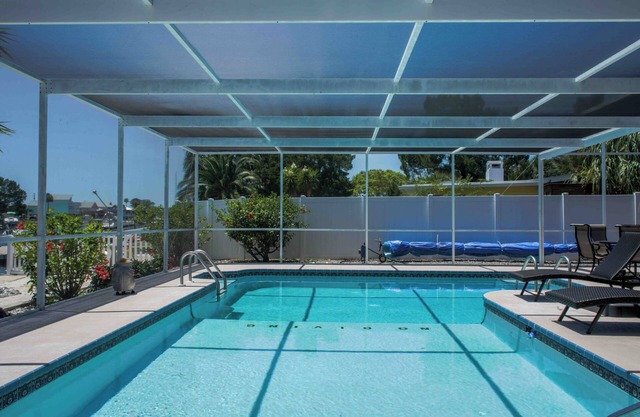 Private waterfront retreat with pool & 40 foot dock