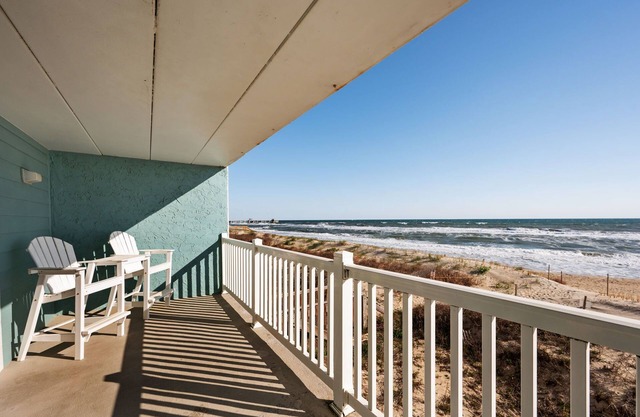 Pup-Friendly! Direct Oceanfront! Shorely Goodness: PierView 105 Oceanfront Condo