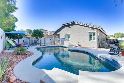 Putting Green and Fenced Yard Charming Gilbert Home