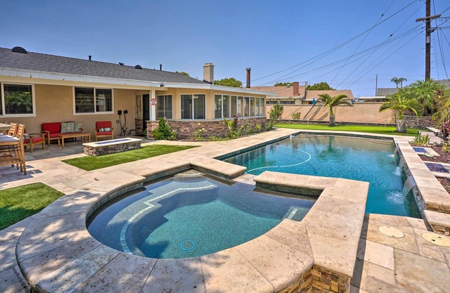 Quiet Anaheim Home w/ Pool, 5 Mi to Disney!