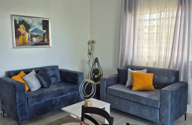 Quiet and clean 2-bedroom apartment in Nagua Suburb with AC and private parking