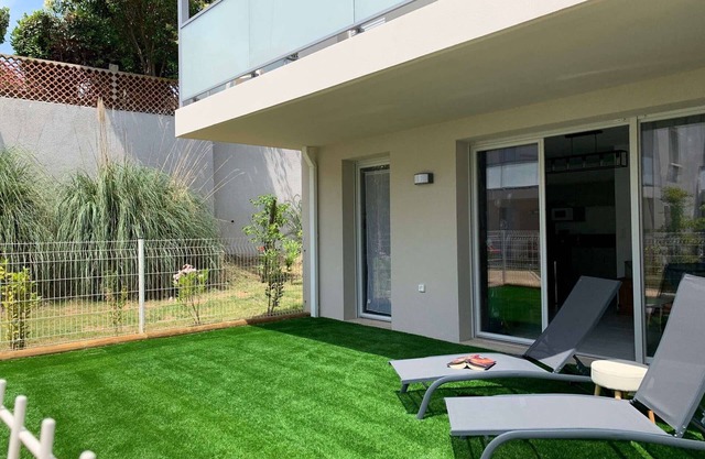 Appartement 3 étoiles, calme et confort à deux pas de la plage et du port de Mèze