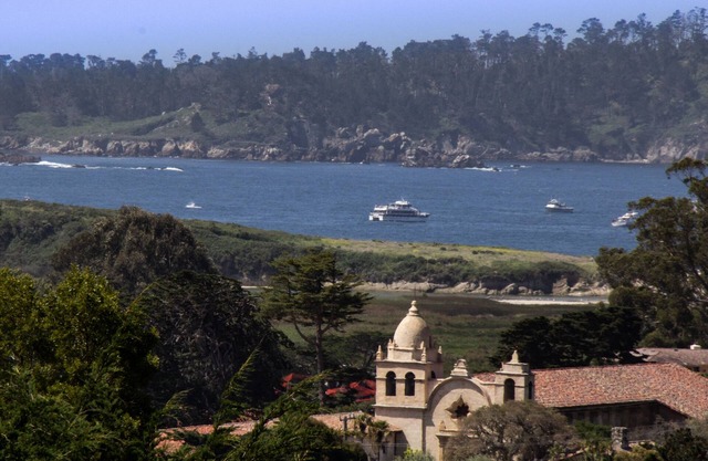 Villa avec vue sur l'océan calme, carmel, ca. Tout nouveau plaisir architectural audacieux!