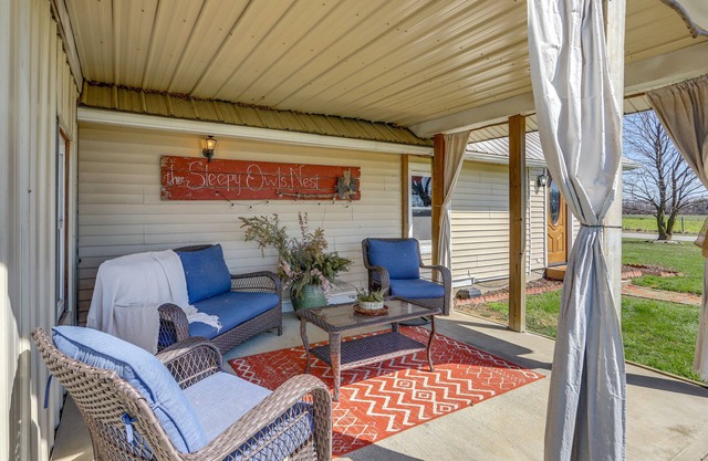 Quiet Shiloh Retreat w/ Spacious Yard & Fireplace!