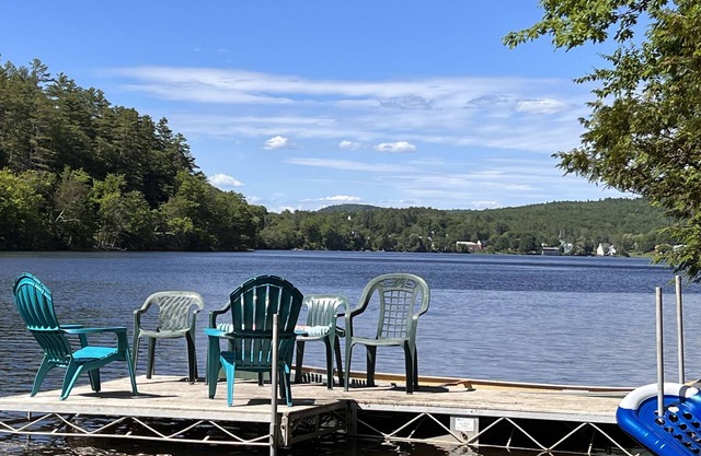 Quiet three bedroom lakefront retreat with over an acre!