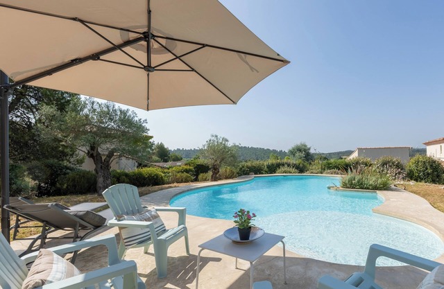 Quiet villa near Montpellier and the sea, swimming pool, air conditioning, beautiful view