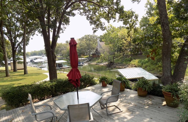 Quiet waterfront lake home at Grand Lake on Monkey Island near Shangri-La Resort