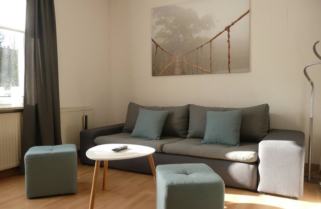 Appartement calme de 2,5 pièces avec un petit balcon
