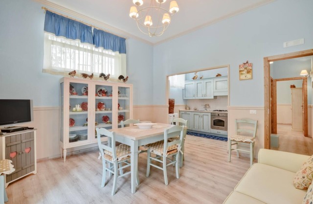 Raggiola at La Bouganville apartment with private gaeden, parking and pool