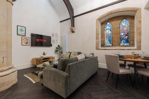 Rare Historic Church Stained Glass Parking