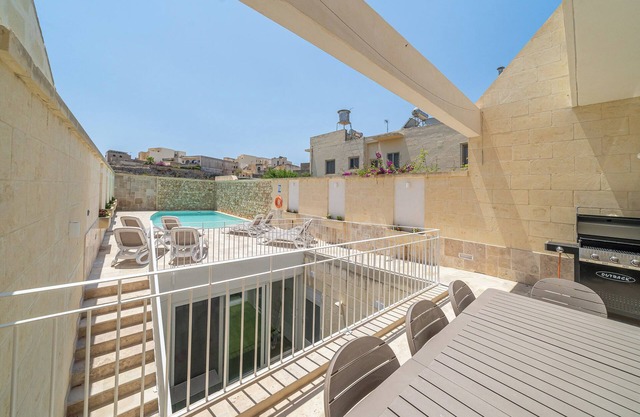 Recently built in vernacular style, Ta’ Spiru is spread over three floors