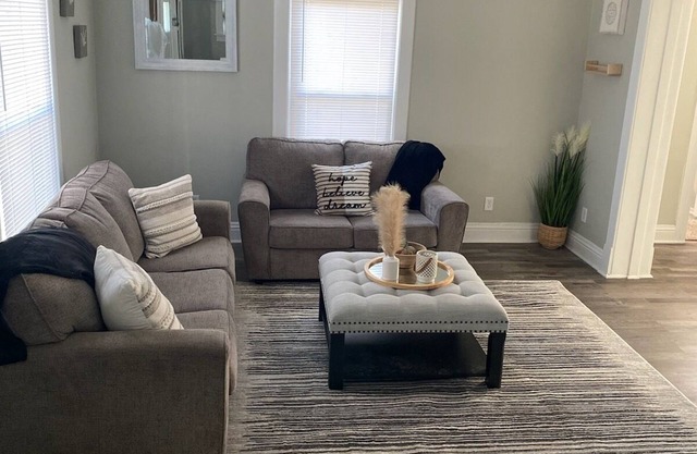 Recently renovated and furnished with outdoor fire pit & games!