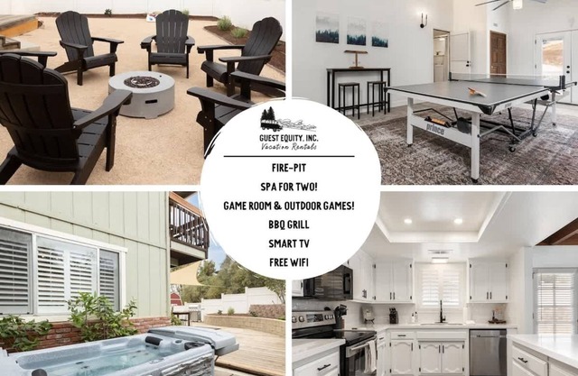 Red Hill Retreat- Spa, Game Room.