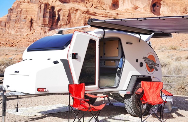 Red Rock Base Camps Teardrop Trailer #2. Take your hotel room outside!