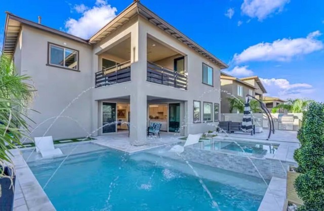 Red Rock Gated Luxury Modern Estate! Strip Views! Pool& Spa