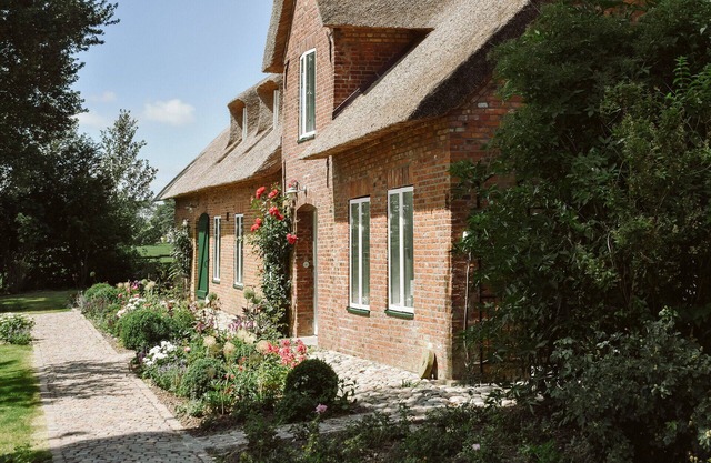 großzüg. Chaumière Huus Uelvesbüll, Solitaire, 150m², 3 chambres, 2 salles de bains, 6 p.