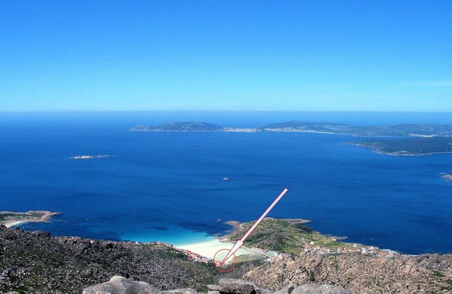 vous détendre dans le naturel - avec une vue imprenable sur la mer sur la côte galicienne