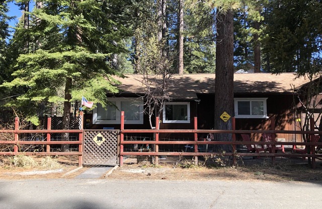 Relax in the Tahoma woods at the Boundless Bear Cabin
