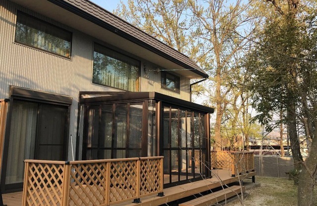 Espace détente, famille et animaux et villa privée.Idéal pour barbecue et groupes de filles en groupe Momotaro Minpaku-Momotaro Annex / Aichi