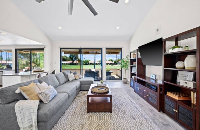 Remodeled Condo at Rancho Las Palmas! Fairway & Mountain Views!
