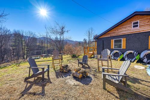 Remote Home with Deck and Grill in Scenic Tuckasegee!