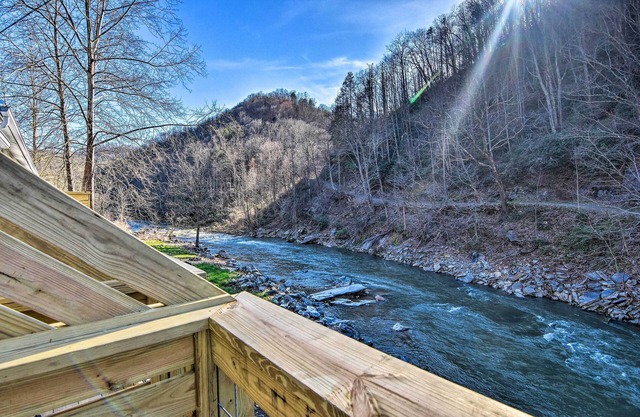Renovated Burnsville Retreat w/ Deck + River Views