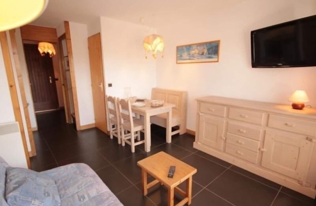 Studio cabine rénové aux Saisies - 4 pers, ensoleillé, animaux tolérés