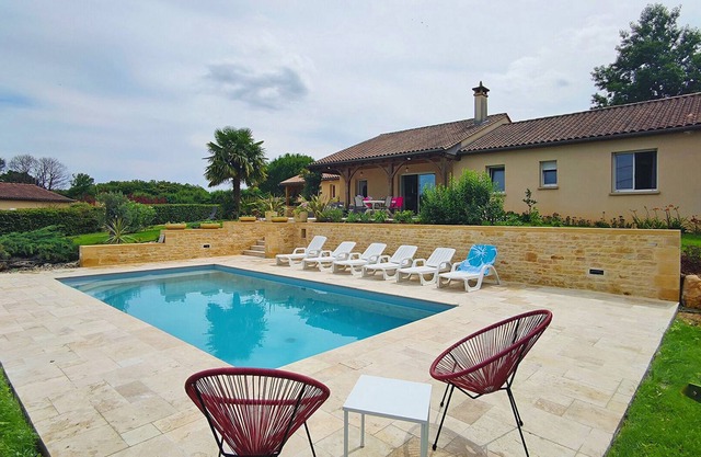 Résidence Pesquier Périgord, piscine chauffée