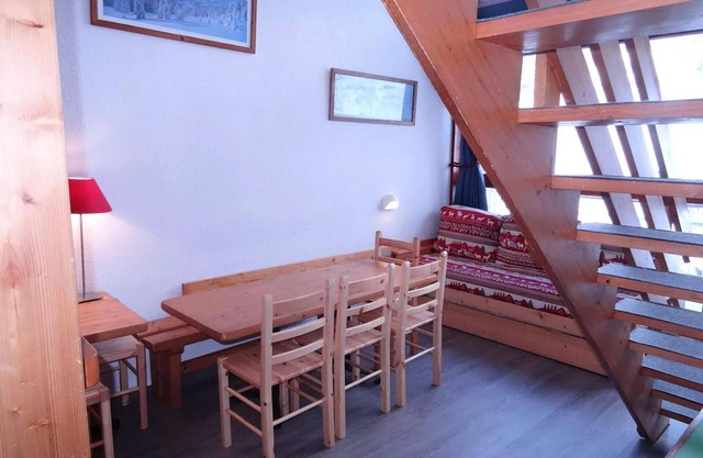 Appartement 4 pièces 8 personnes avec vue sur les pistes, skis aux pieds et proche des commerces dans le village des Villards à