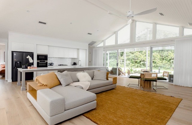 Resort style living with pool, tennis court and beach