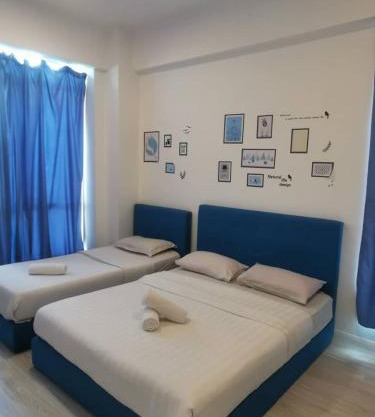 reSTARY - Blue Dream, Sutera Avenue Infinity Pool - Imago Opposite - KK City- 2BR,5Pax 来沙旅 蓝梦主题公寓 - 无边际日落海景泳池 - Imago商场对面 - KK市中心 - 2房5人