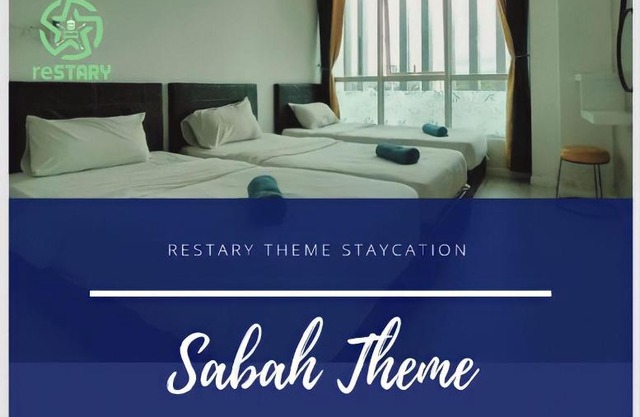 reSTARY - Sabah, Sutera Avenue Infinity Pool - Imago Opposite - KK City- 2BR,5Pax 来沙旅 沙巴主题公寓 - 无边际日落海景泳池 - Imago商场对面 - KK市中心 - 2房5人