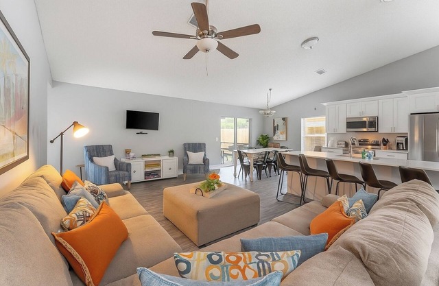 Retreat with Heated Pool in a Serene Community