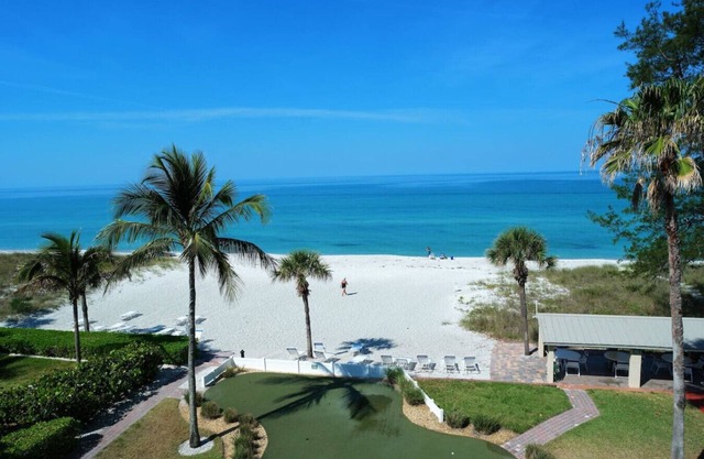Right on the beach.Renovated ground Floor unit 63.