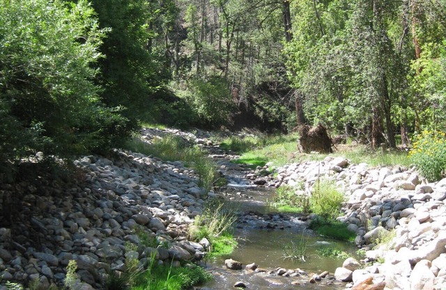 Droit sur la rivière célèbre Ruidoso !!!
