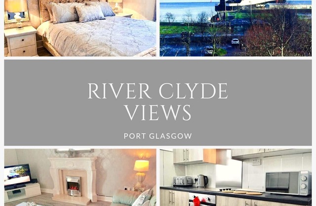 RIVER CLYDE VIEWS - APPARTEMENT PRIVÉ, PISCINE INTÉRIEURE, SAUNA, SALLE À VAPEUR