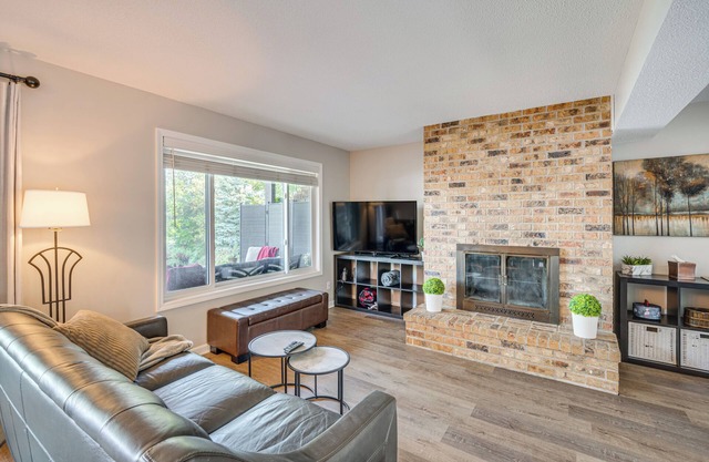 Riverfront Champlin Townhome w/ Deck & Water View!
