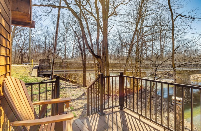 Riverfront Covington Cabin w/ Deck & Fire Pit!