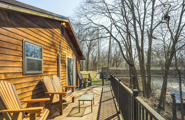 Riverfront Covington Cabin w/ Deck & Fire Pit!