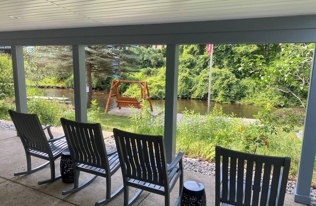 Riverfront Retreat in Grayling, Spacious!