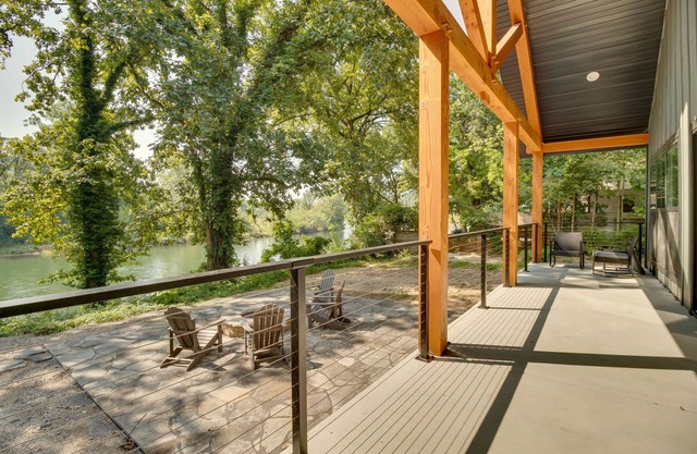 Riverfront Salesville Cabin Rental w/ Shared Dock!