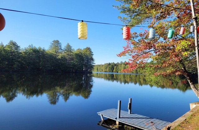 Chalet rustique sur l'eau - privé et animaux acceptés!