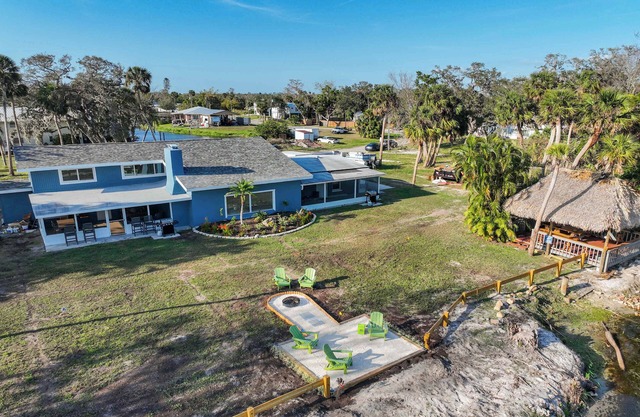 Riverside Oasis! Home w Tiki Hut & Firepit