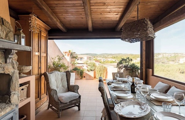 Appartement romantique avec vue sur la mer sur l'archipel de la Maddalena.