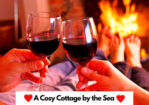 Romantic Lakeside Cottage by the Beach! with Super Cosy Log Burner! The Perfect Escape to Your Home from Home by the Sea! So Relaxing - You Won't want to Leave! Pet Friendly!